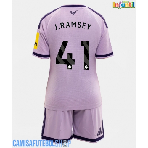 Camisa de time de futebol Newcastle United Jacob Ramsey #41 Replicas 3º Equipamento Infantil 2026-27 Manga Curta (+ Calças curtas)